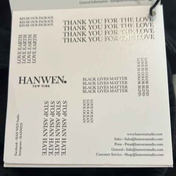 NWT HAN WEN NY Relaxed Fit Cut Out Waist Hips Jogger Pants With Pink Ties XS Y2K - Picture 15 of 16